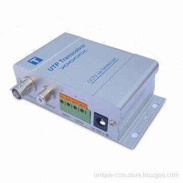 UTP Video Balun with 1 Channel Active Video and Audio, 2 Channels Data or Power Transceiver